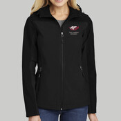 L335.afb - Ladies Hooded Core Soft Shell Jacket
