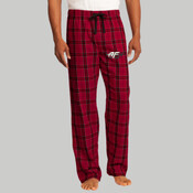 DT1800.afb - Young Mens Flannel Plaid Pant
